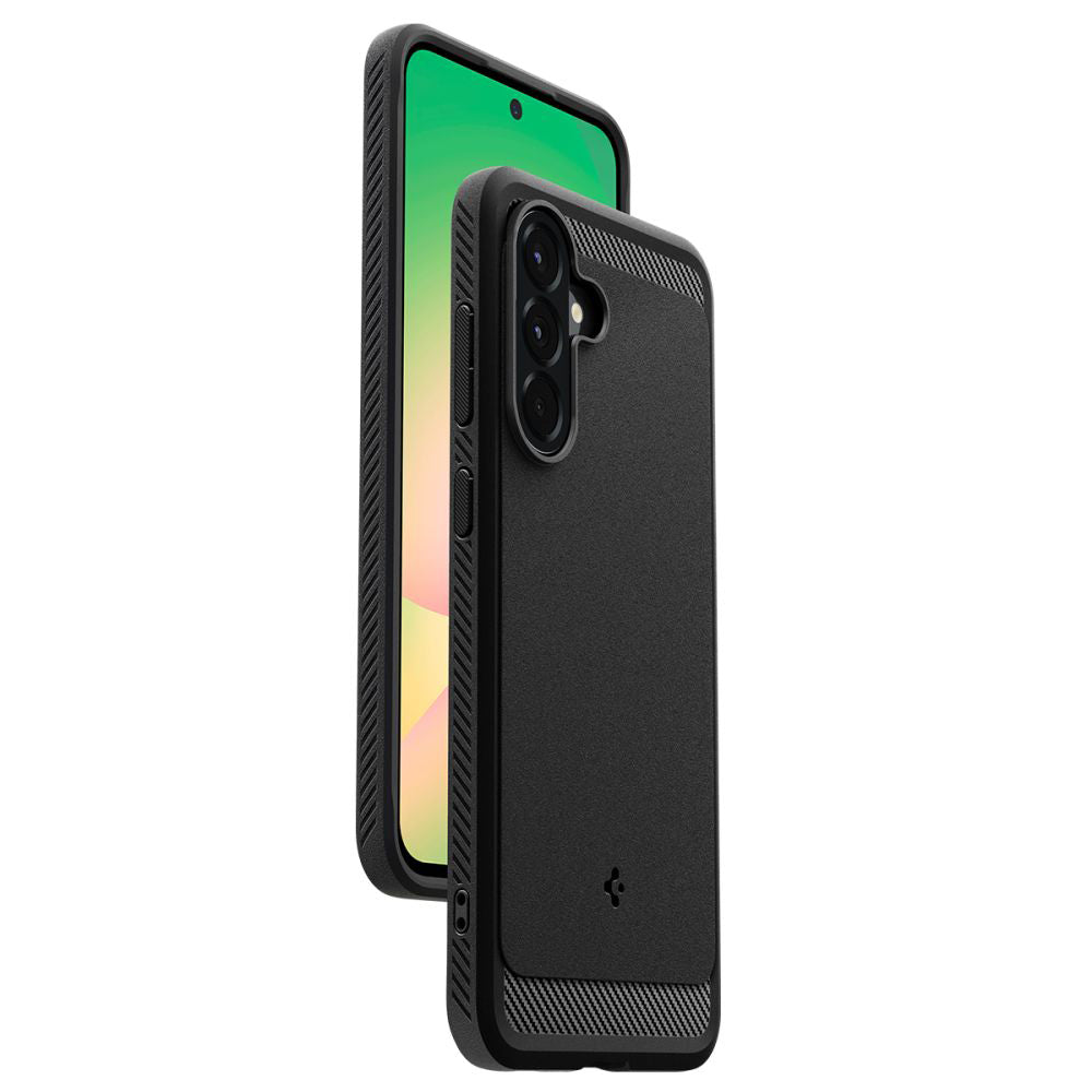 Deksel for Samsung Galaxy A56 A566, Spigen, Rugged Armor, Svart ACS09225