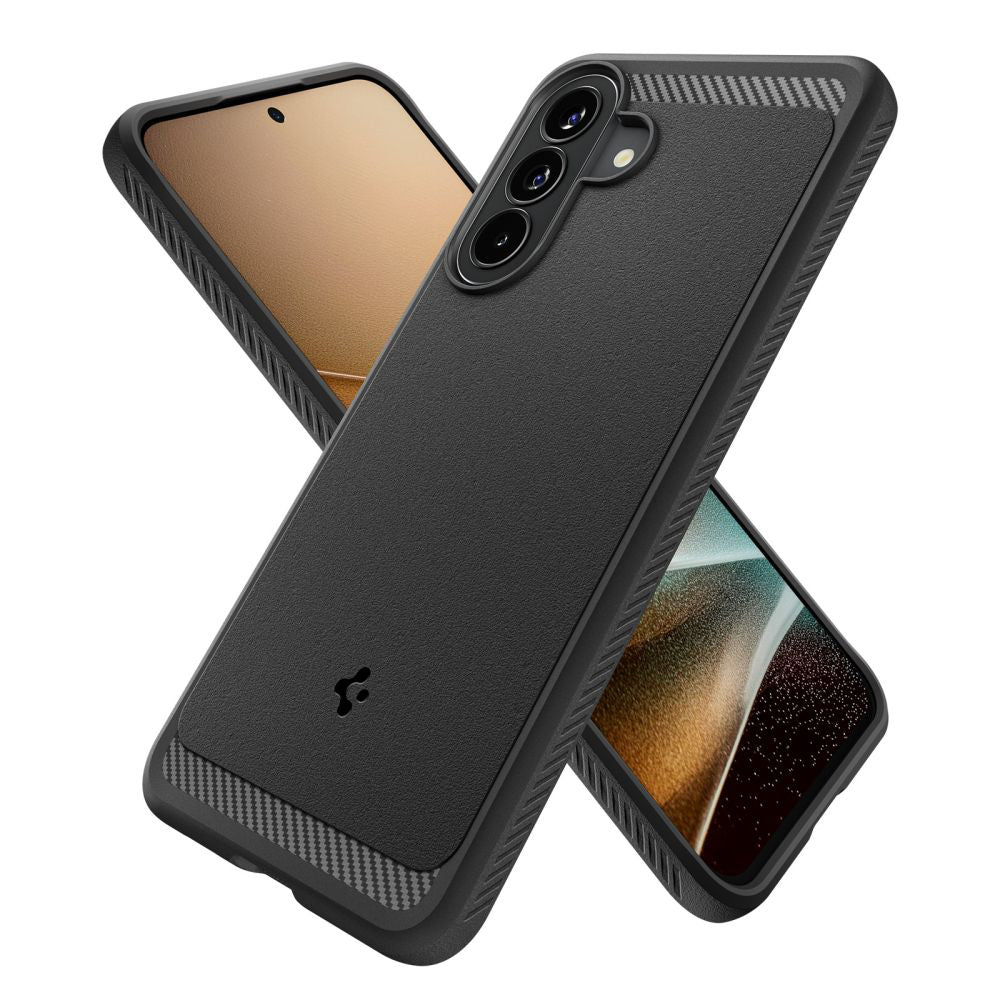 Deksel for Samsung Galaxy A57 5G, Spigen, Rugged Armor, Svart ACS09794