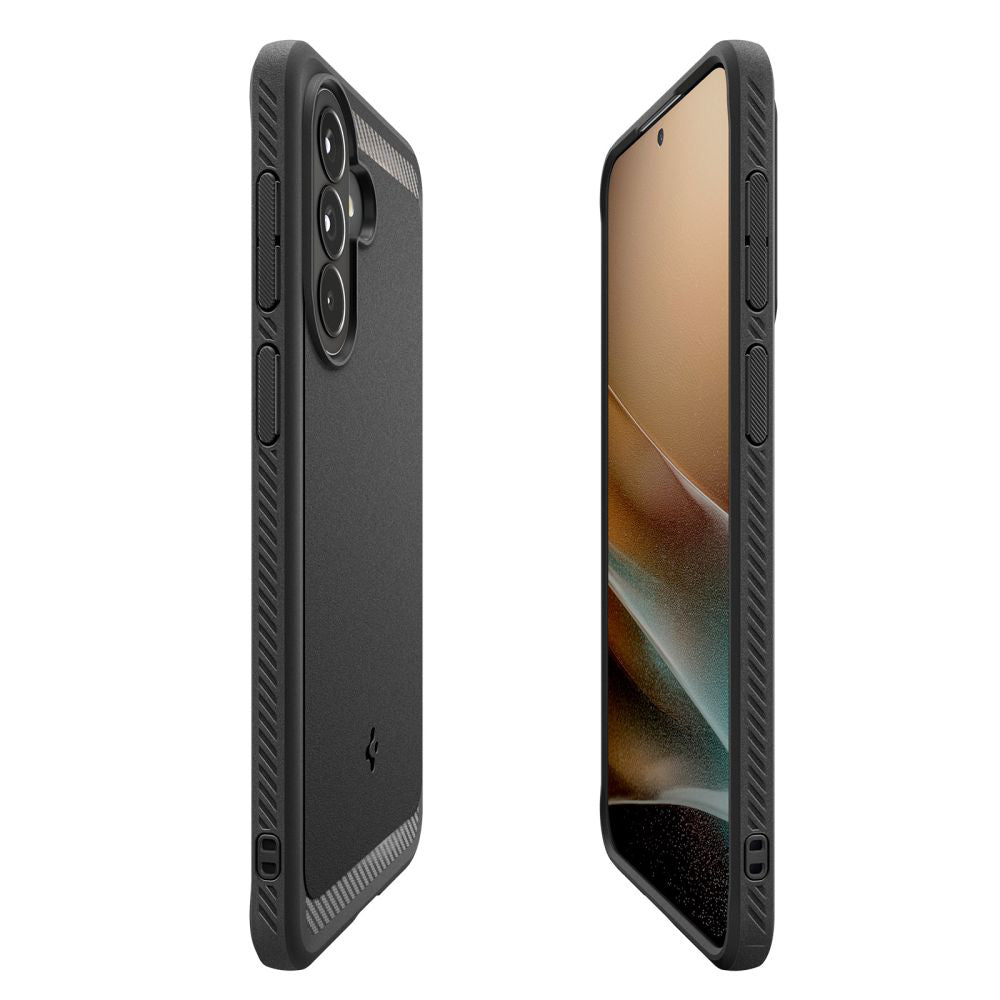 Deksel for Samsung Galaxy A57 5G, Spigen, Rugged Armor, Svart ACS09794