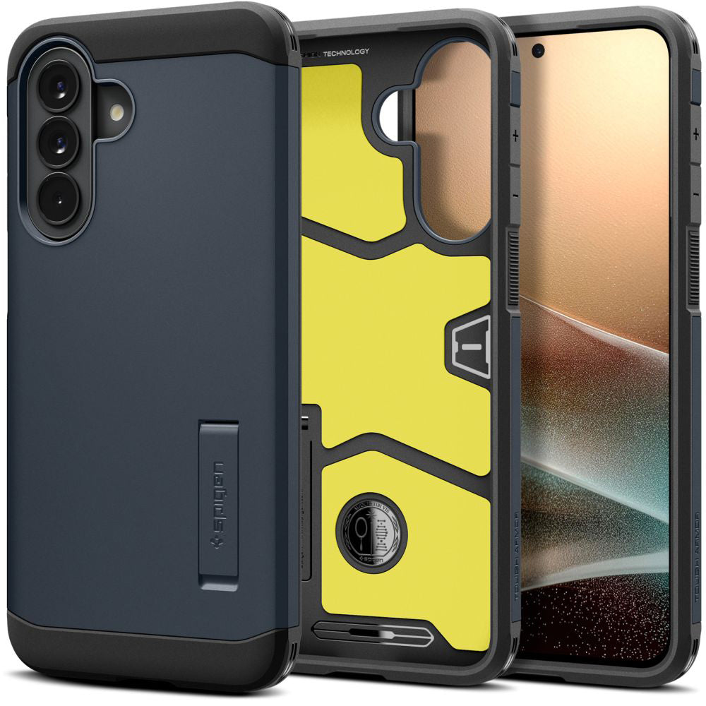 Deksel for Samsung Galaxy A57 5G, Spigen, Tough Armor, Blå ACS11126