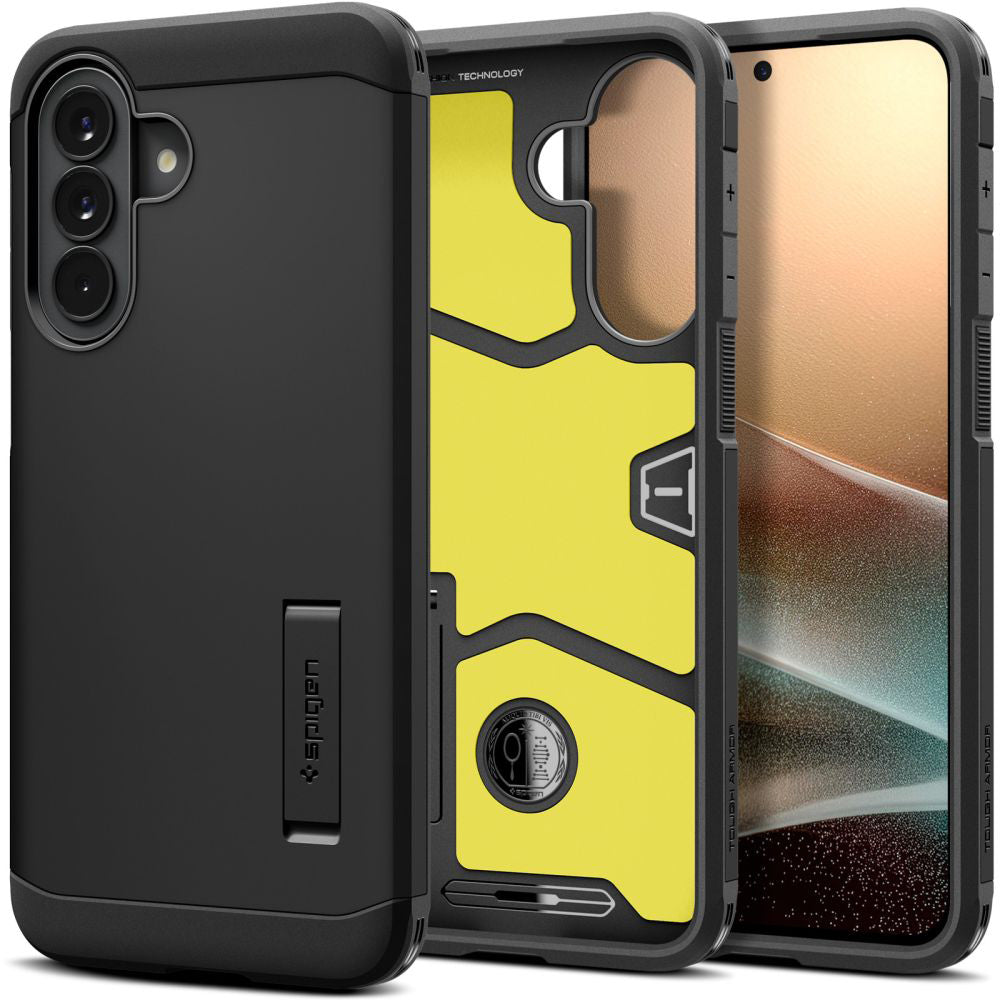 Deksel for Samsung Galaxy A57 5G, Spigen, Tough Armor, Svart ACS11125