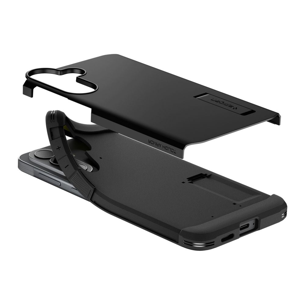 Deksel for Samsung Galaxy A57 5G, Spigen, Tough Armor, Svart ACS11125