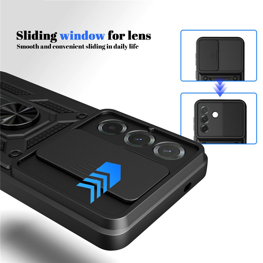 Deksel for Samsung Galaxy A57 5G, Techsuit, CamShield, Blå