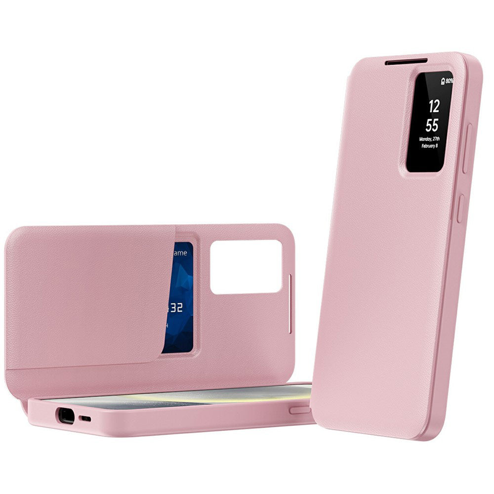 Deksel for Samsung Galaxy A57 5G, Techsuit, SmartView, Rosa