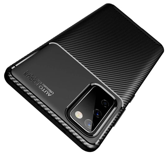 Deksel til Samsung Galaxy S20 FE 2022 G781 / S20 FE 5G G781 / S20 FE G780, Techsuit, Karbonfiber, Svart