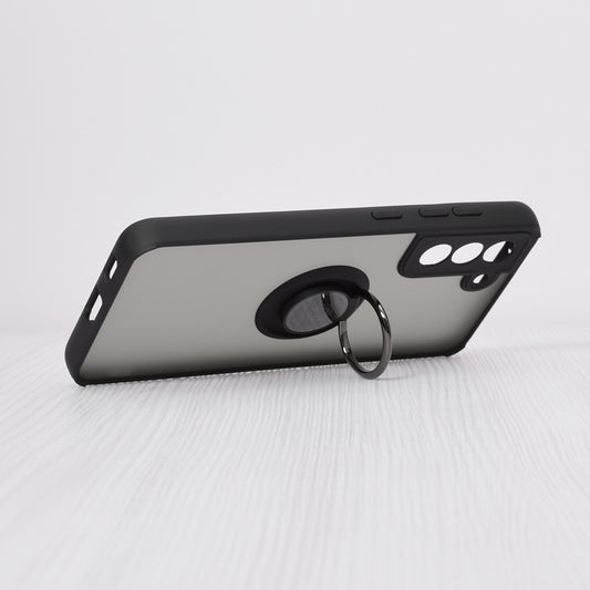 Deksel for Samsung Galaxy S21 FE 5G G990, Techsuit, Glinth, Svart