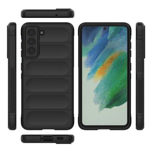 Deksel for Samsung Galaxy S21 FE 5G G990, Techsuit, Magic Shield, Svart