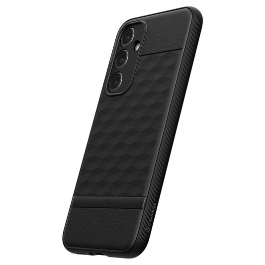 Deksel for Samsung Galaxy S23 FE S711, Spigen, Caseology Parallax, Matt Svart