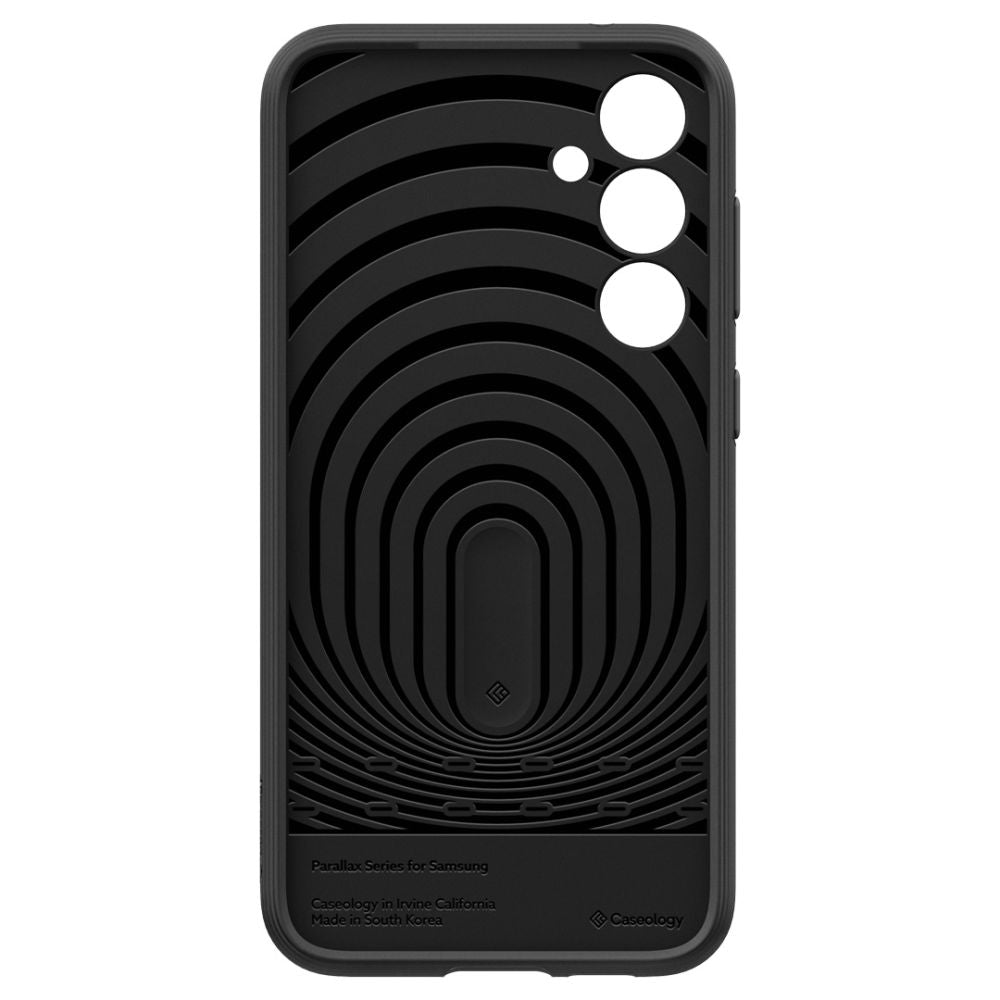 Deksel for Samsung Galaxy S23 FE S711, Spigen, Caseology Parallax, Matt Svart