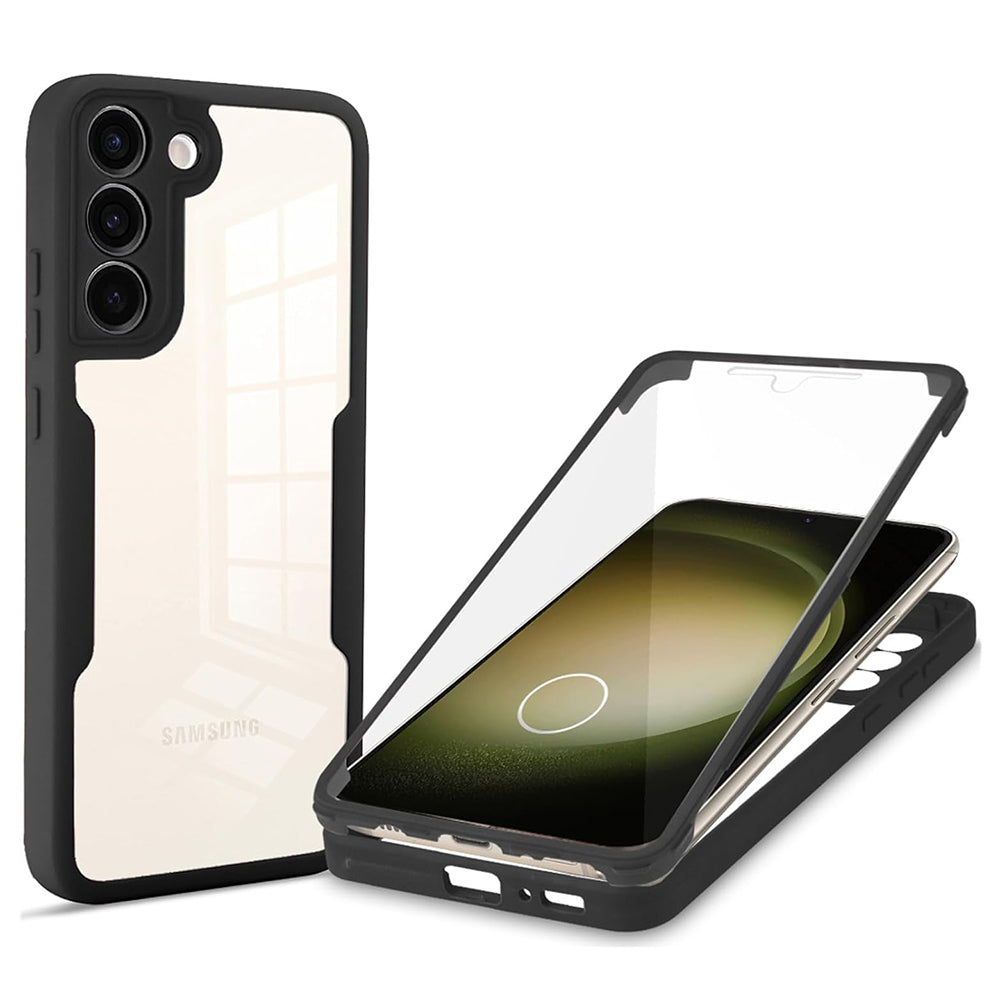 Deksel for Samsung Galaxy S23+ S916, Techsuit, ColorVerse 360, Svart
