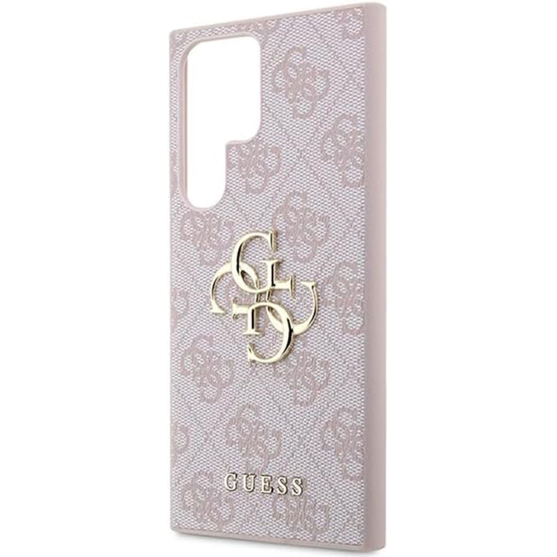 Deksel for Samsung Galaxy S23 Ultra S918, Guess, 4G Big Logo, Rosa