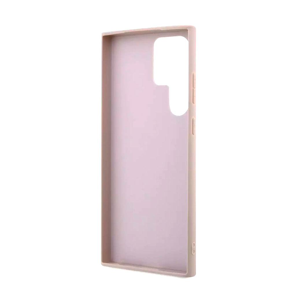 Deksel for Samsung Galaxy S23 Ultra S918, Guess, 4G Big Logo, Rosa