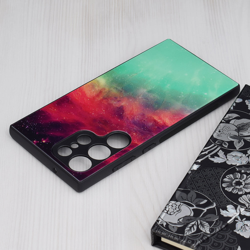 Deksel for Samsung Galaxy S23 Ultra S918, Techsuit, Glaze, Turkis