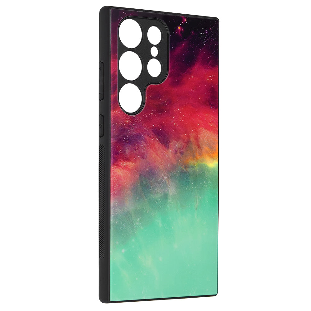 Deksel for Samsung Galaxy S23 Ultra S918, Techsuit, Glaze, Turkis