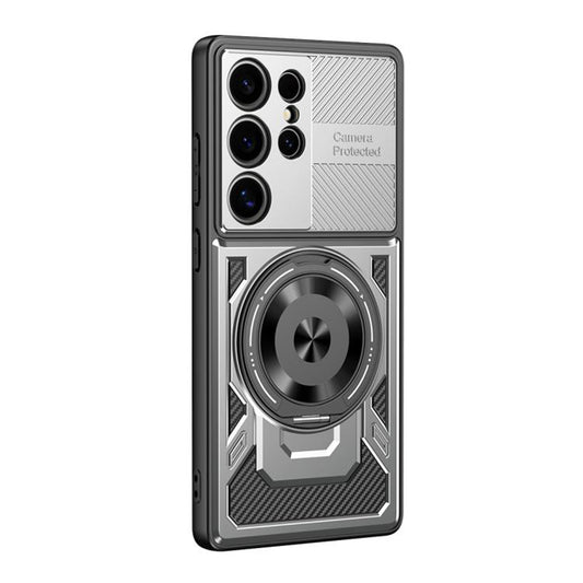 Deksel til Samsung Galaxy S23 Ultra S918, Techsuit, RuggedCam, Grå