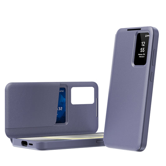 Deksel for Samsung Galaxy S23 Ultra S918, Techsuit, SmartView, Lilla