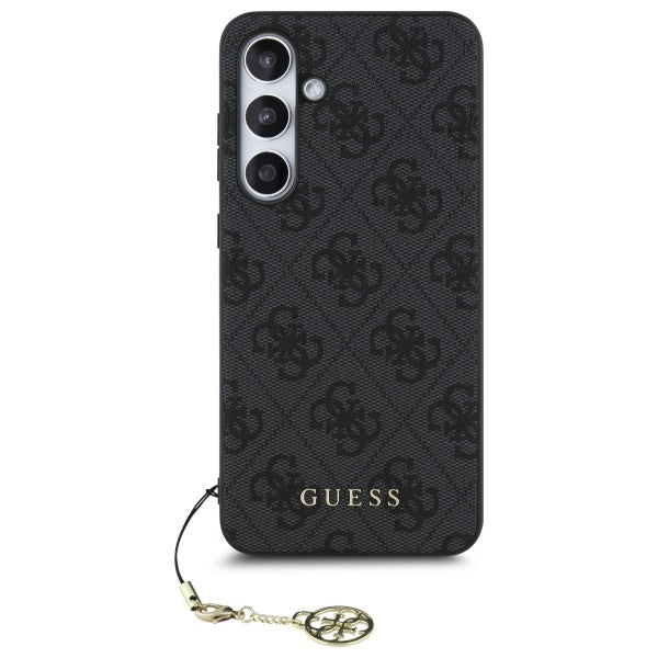 Deksel for Samsung Galaxy S24 FE S721, Guess, 4G Charm, Grå