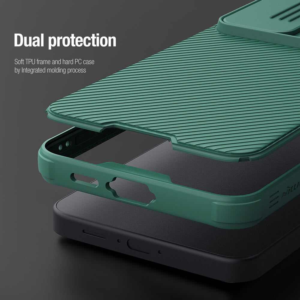 Deksel for Samsung Galaxy S24 FE S721, Nillkin, CamShield Pro, Blå