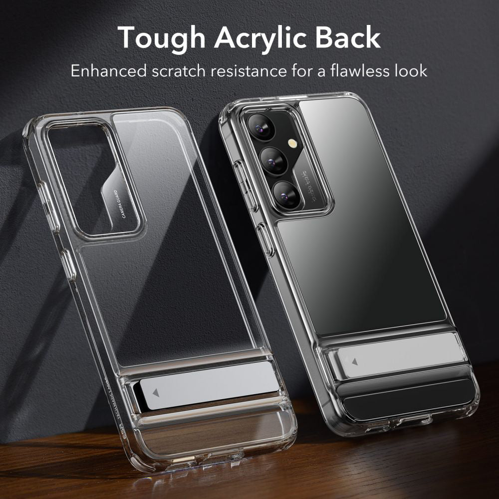 Deksel for Samsung Galaxy S24+ S926, ESR, Air Shield Boost Kickstand, Gjennomsiktig