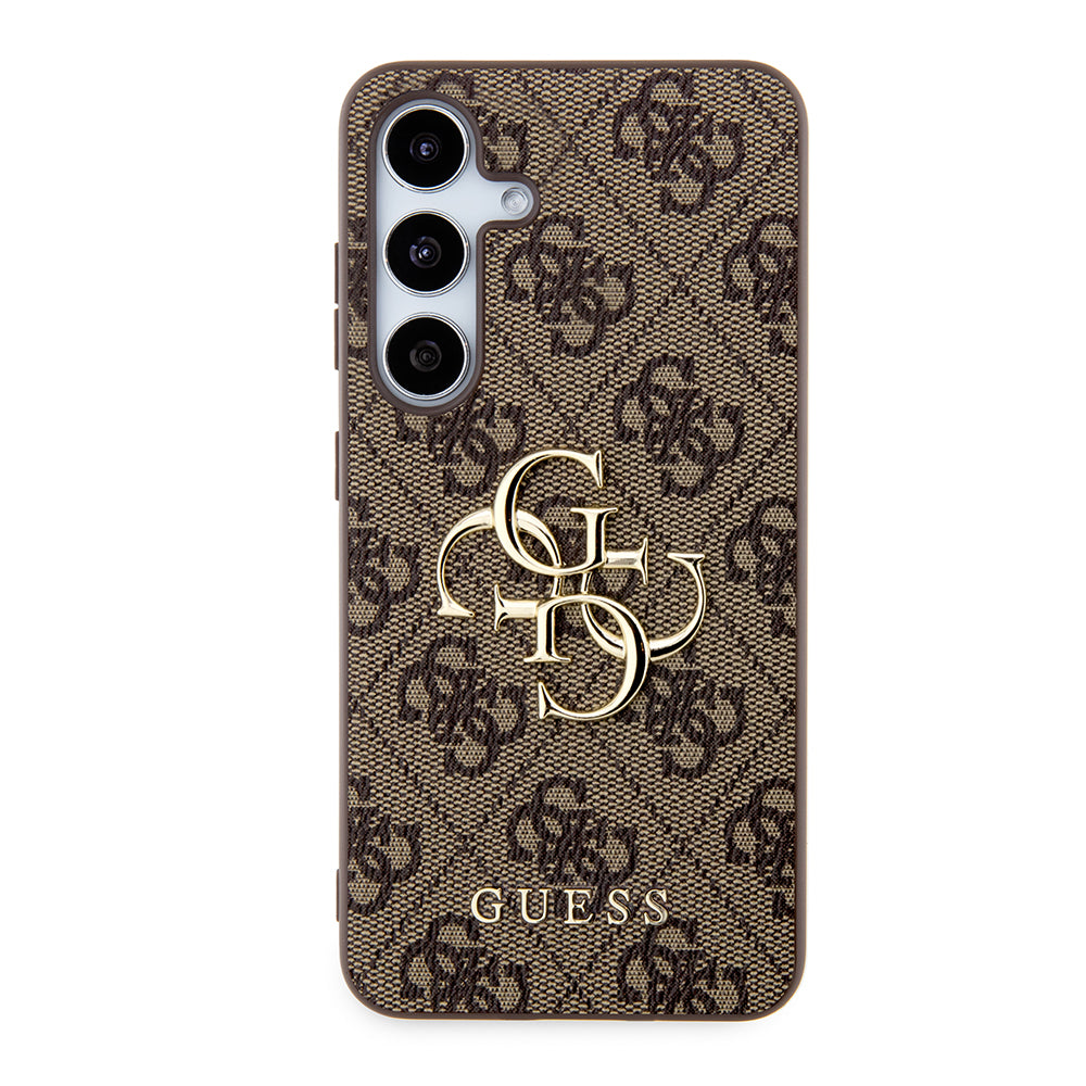 Deksel for Samsung Galaxy S24+ S926, Guess, 4G Big Logo, Brun