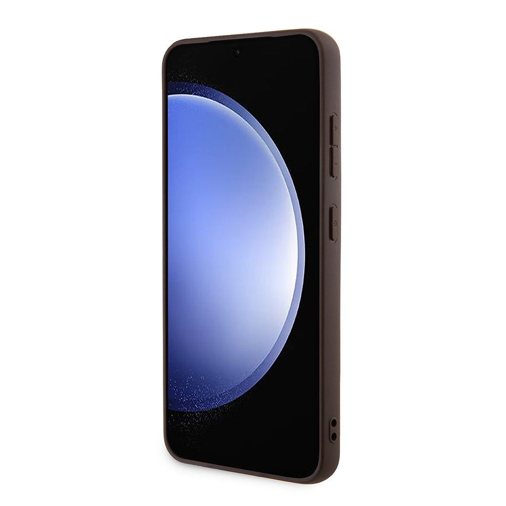 Deksel for Samsung Galaxy S24+ S926, Guess, 4G Big Logo, Brun