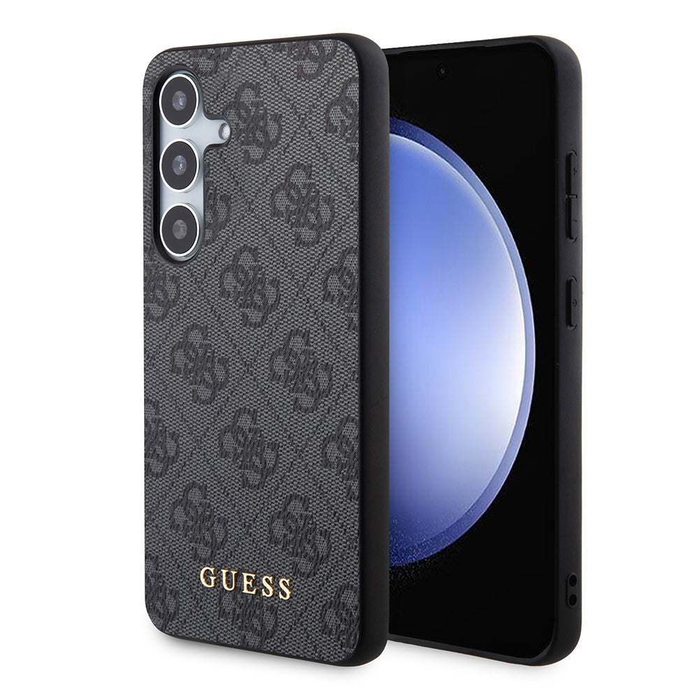 Deksel for Samsung Galaxy S24+ S926, Guess, 4G Metal Gold Logo, Svart