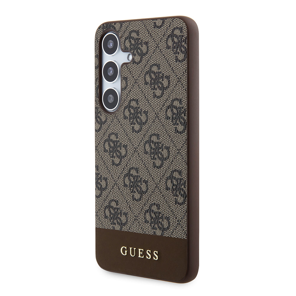 Deksel for Samsung Galaxy S24+ S926, Guess, 4G Stripe, Brun