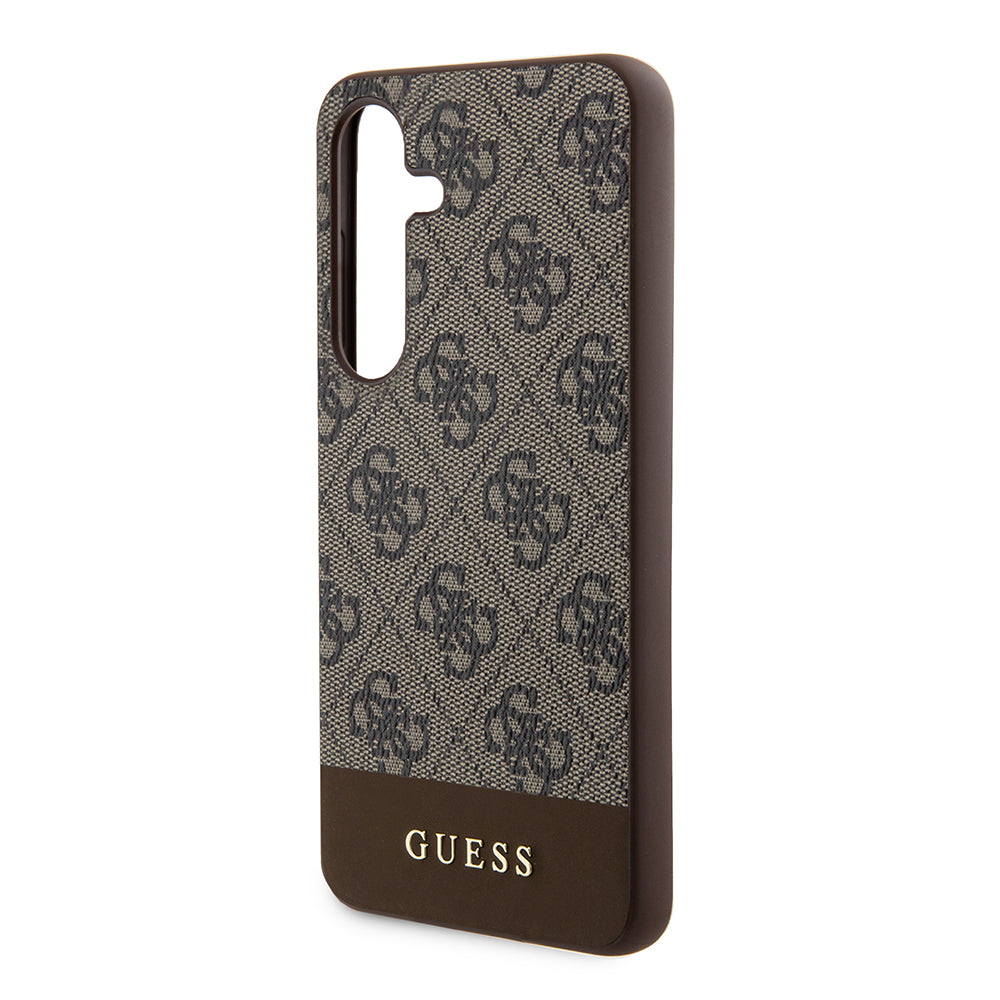 Deksel for Samsung Galaxy S24+ S926, Guess, 4G Stripe, Brun