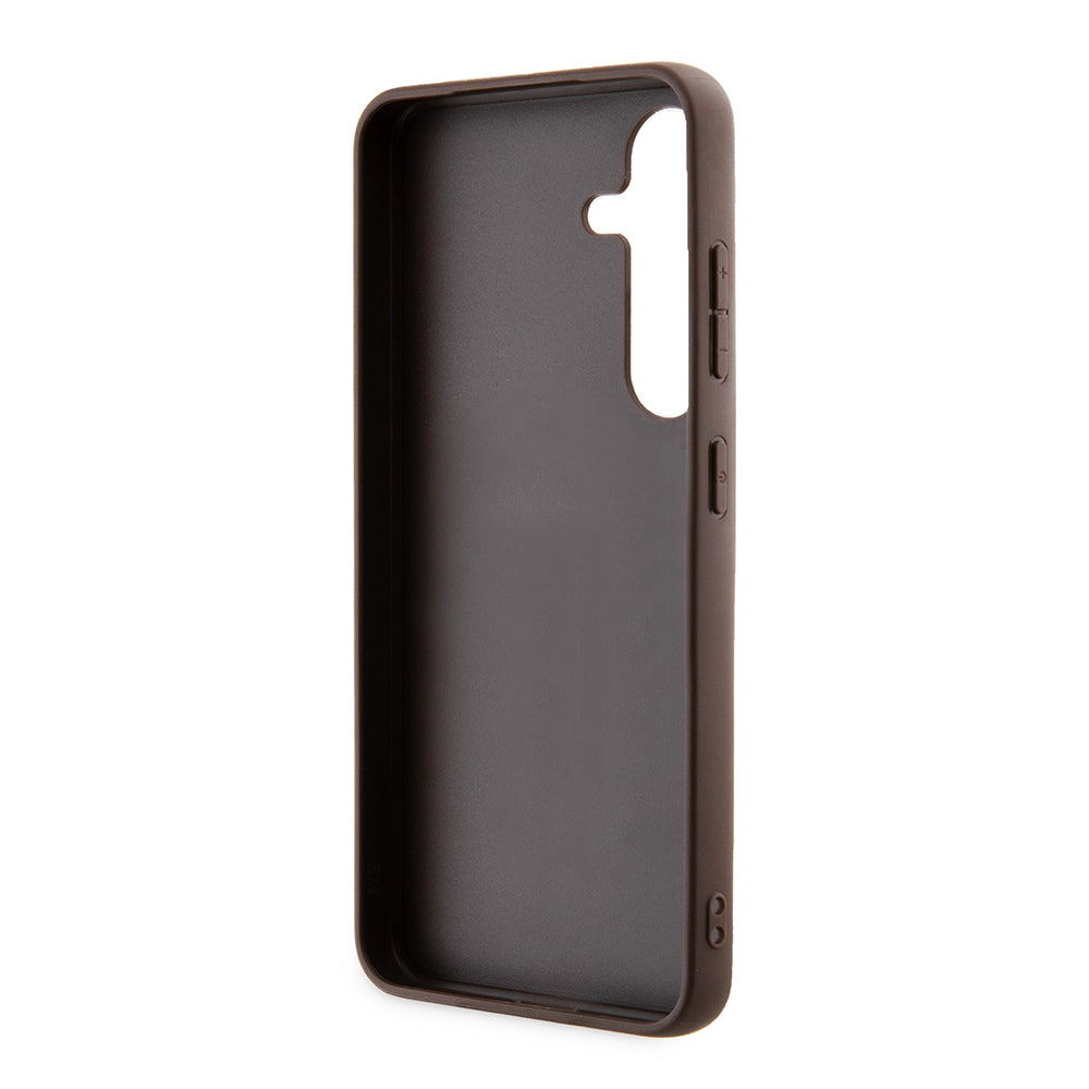 Deksel for Samsung Galaxy S24+ S926, Guess, 4G Stripe, Brun