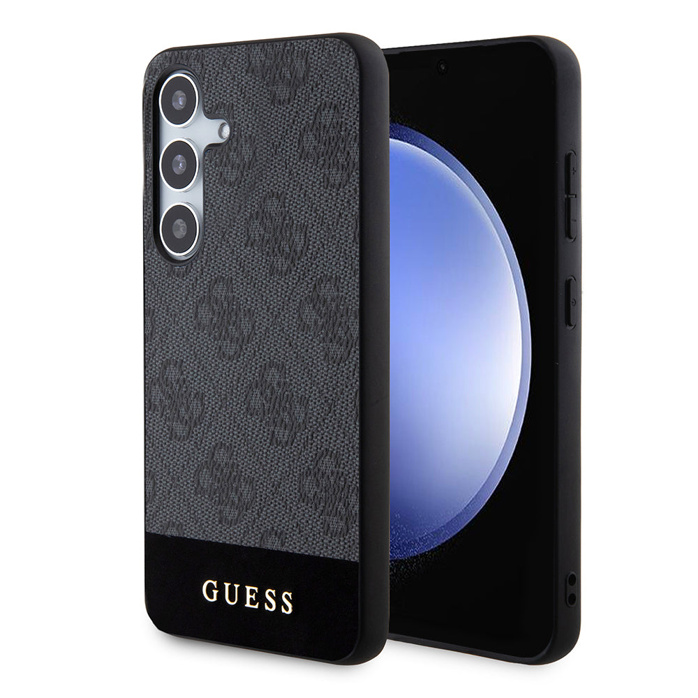 Deksel for Samsung Galaxy S24+ S926, Guess, 4G Stripe, Svart