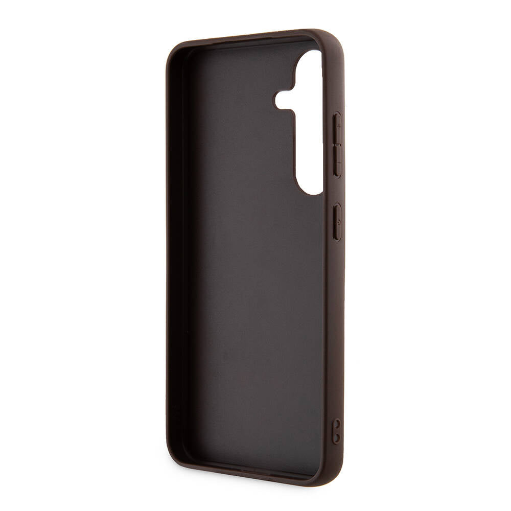 Deksel for Samsung Galaxy S24+ S926, Guess, 4G Triangle Logo, Hvit