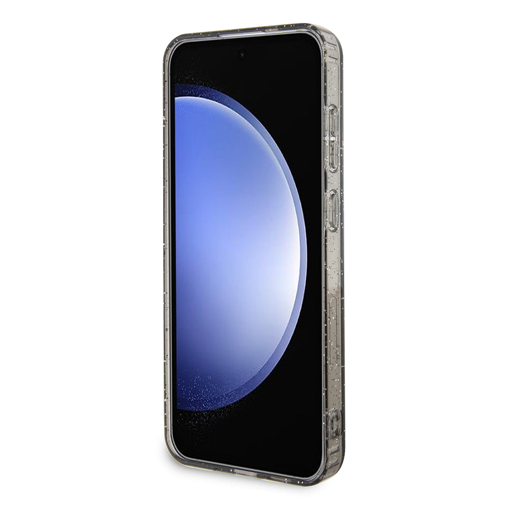 Deksel til Samsung Galaxy S24+ S926, Karl Lagerfeld, Glitter Karl & Choupette, Svart Transparent