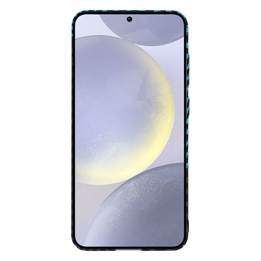 Deksel for Samsung Galaxy S24+ S926, Techsuit, Carbonite FiberShell, Svart Bleu