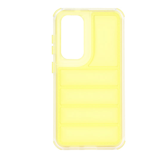 Deksel til Samsung Galaxy S24+ S926, Techsuit, Wave Shield, Gul