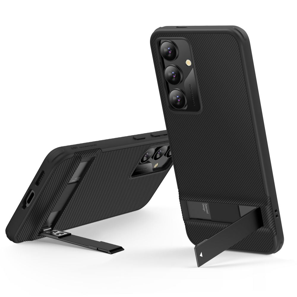 Deksel for Samsung Galaxy S24 S921, ESR, Air Shield Boost Kickstand, Svart