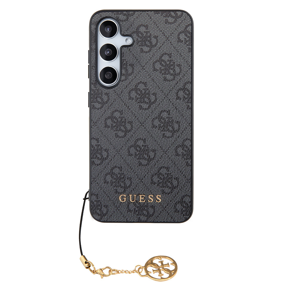 Deksel for Samsung Galaxy S24 S921, Guess, 4G Charm, Svart