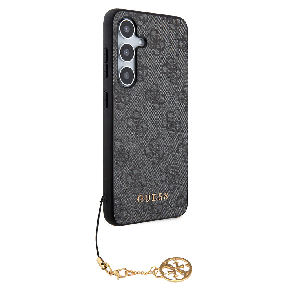 Deksel for Samsung Galaxy S24 S921, Guess, 4G Charm, Svart