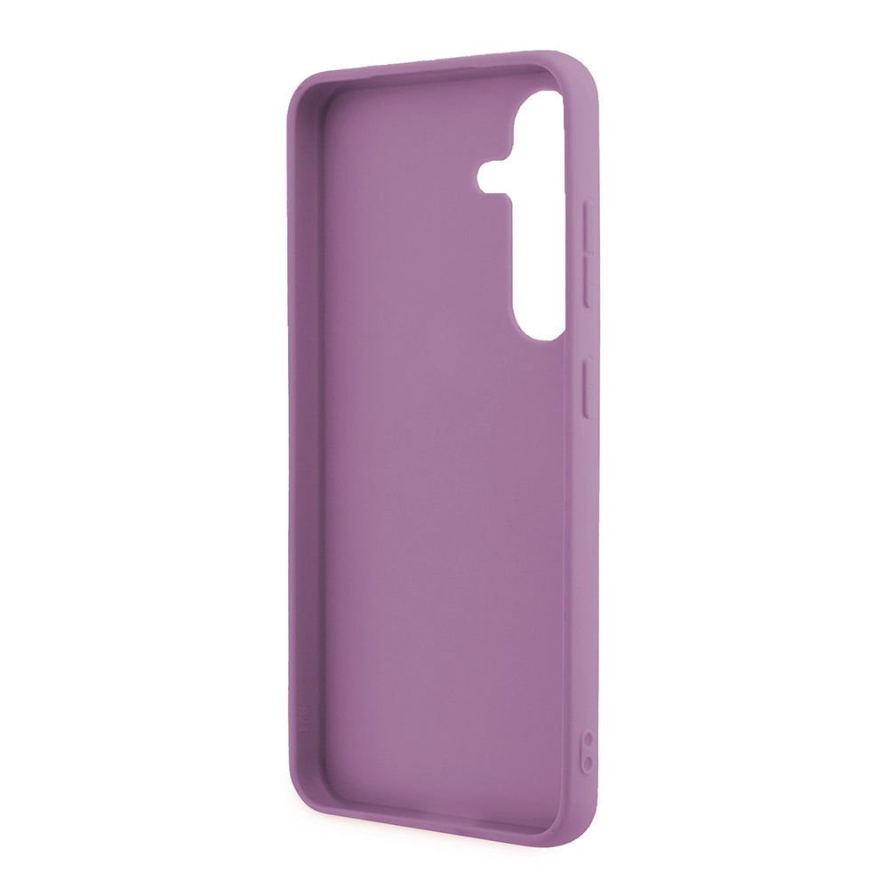 Deksel for Samsung Galaxy S24 S921, Guess, Glitter Script, Lilla