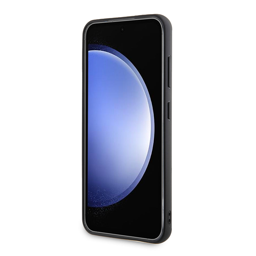 Deksel for Samsung Galaxy S24 S921, Karl Lagerfeld, 3D Rubber Ikonik Karl, Svart