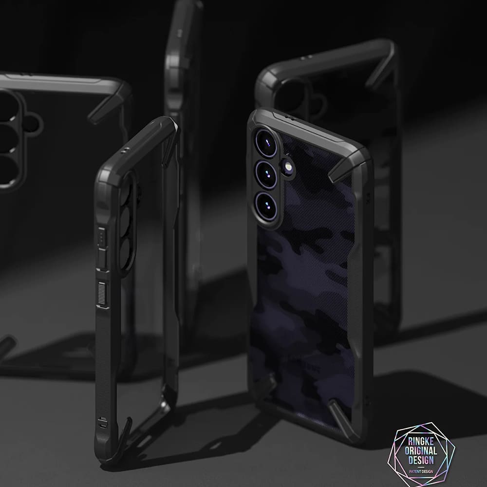 Deksel for Samsung Galaxy S24 S921, Ringke, Fusion X, Svart