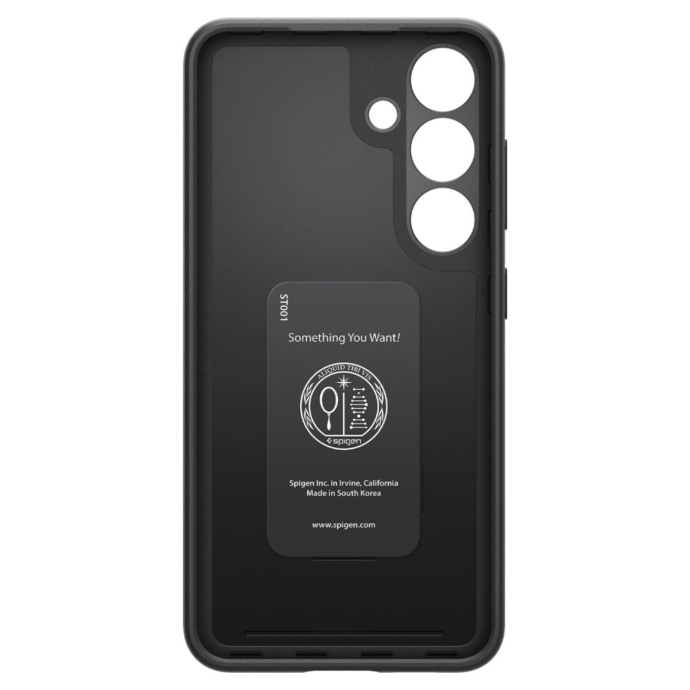 Deksel for Samsung Galaxy S24 S921, Spigen, Thin Fit, Svart ACS07341