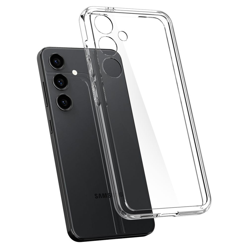 Deksel for Samsung Galaxy S24 S921, Spigen, Ultra Hybrid, Gjennomsiktig ACS07349