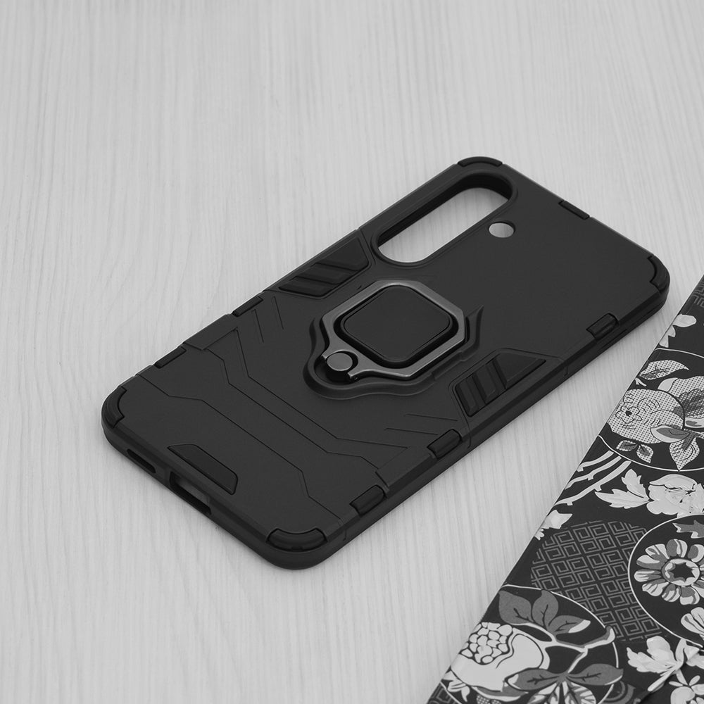 Deksel for Samsung Galaxy S24 S921, Techsuit, Shield, Svart