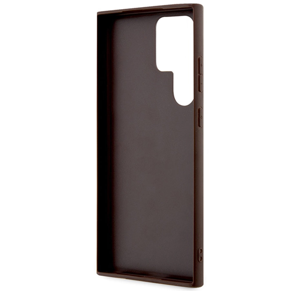 Deksel for Samsung Galaxy S24 Ultra S928, Guess, 4G Big Logo, Brun