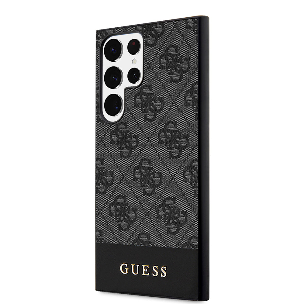 Deksel for Samsung Galaxy S24 Ultra S928, Guess, 4G Stripe, Svart