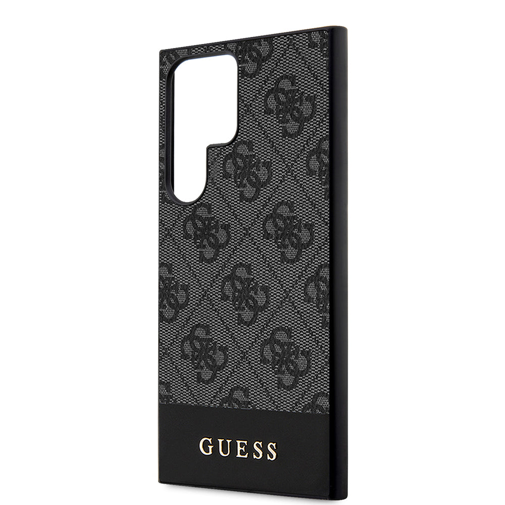 Deksel for Samsung Galaxy S24 Ultra S928, Guess, 4G Stripe, Svart