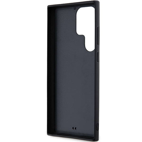 Deksel for Samsung Galaxy S24 Ultra S928, Karl Lagerfeld, 3D Rubber Glitter Logo, Svart