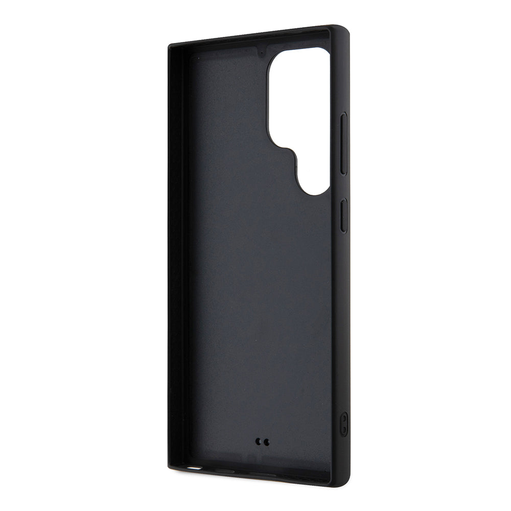Deksel for Samsung Galaxy S24 Ultra S928, Karl Lagerfeld, 3D Rubber Ikonik Karl, Svart