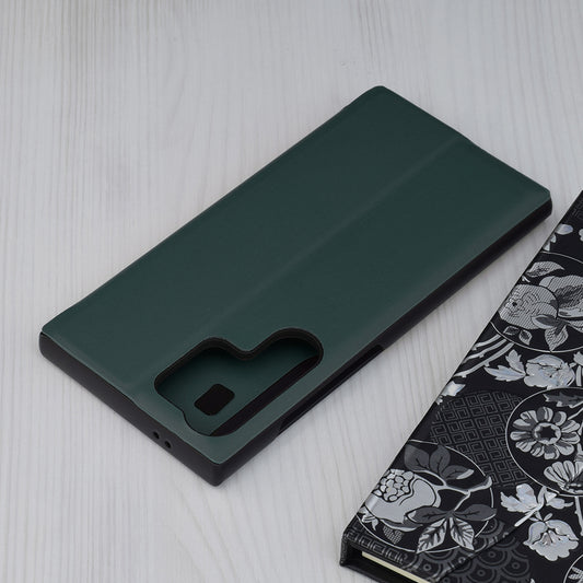 Deksel til Samsung Galaxy S24 Ultra S928, Techsuit, eFold, Grønn