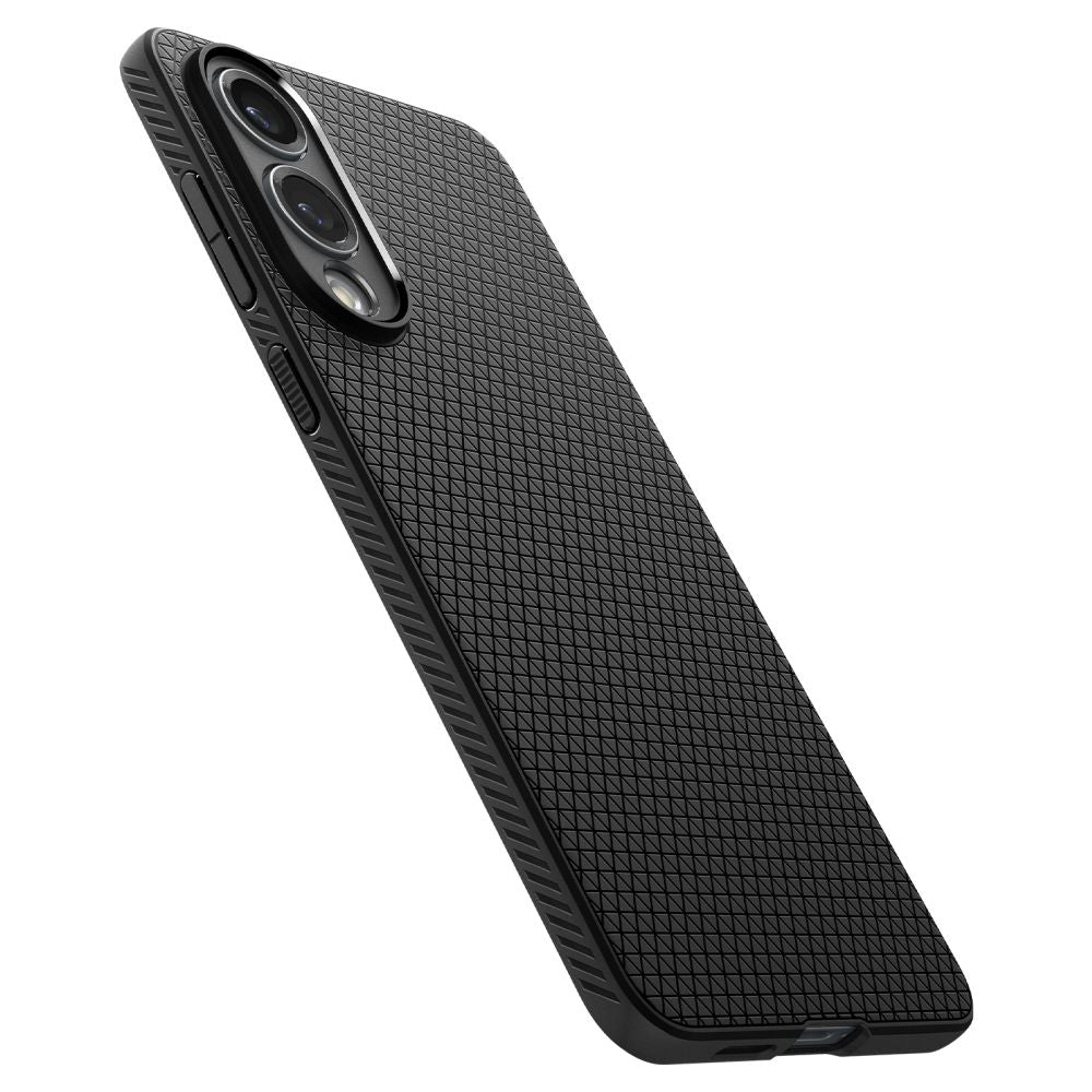 Deksel for Samsung Galaxy S25 Edge S937, Spigen, Liquid Air, Matt Svart ACS09420